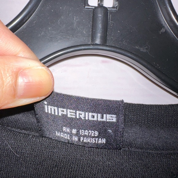 IMPERIOUS Beast unleasher 93 mens black sweatshirt size M bear graphics - Picture 5 of 10